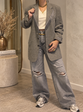 Blazer Leva Fringe