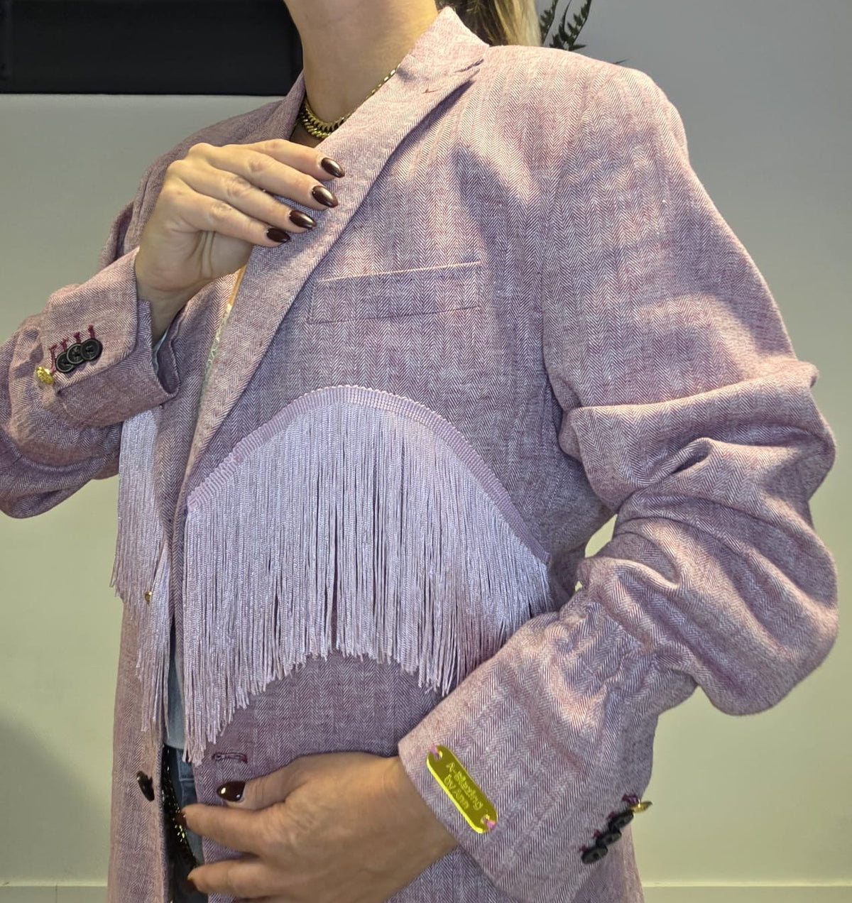 Blazer Pinky fringe