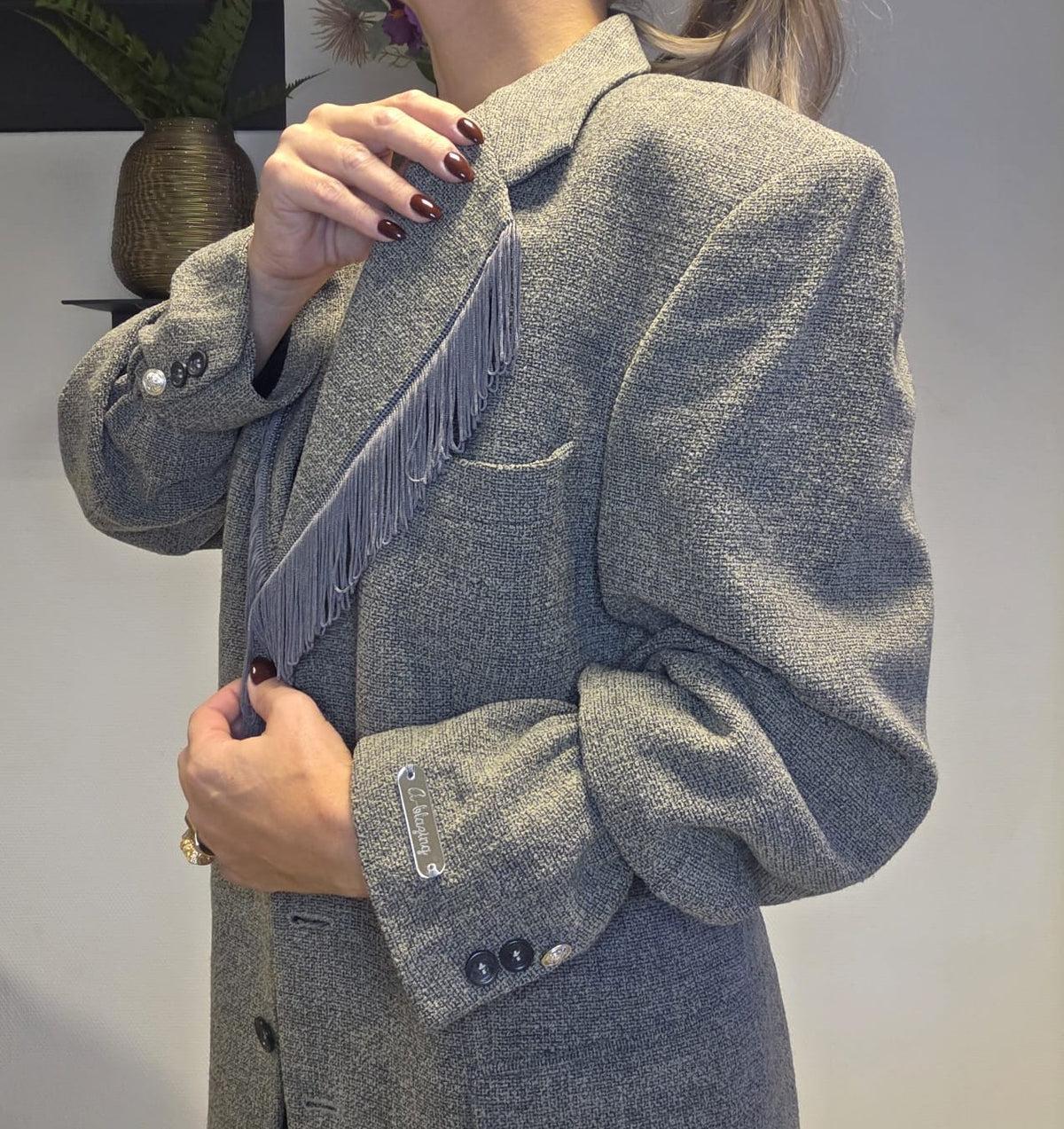 Blazer Leva Fringe