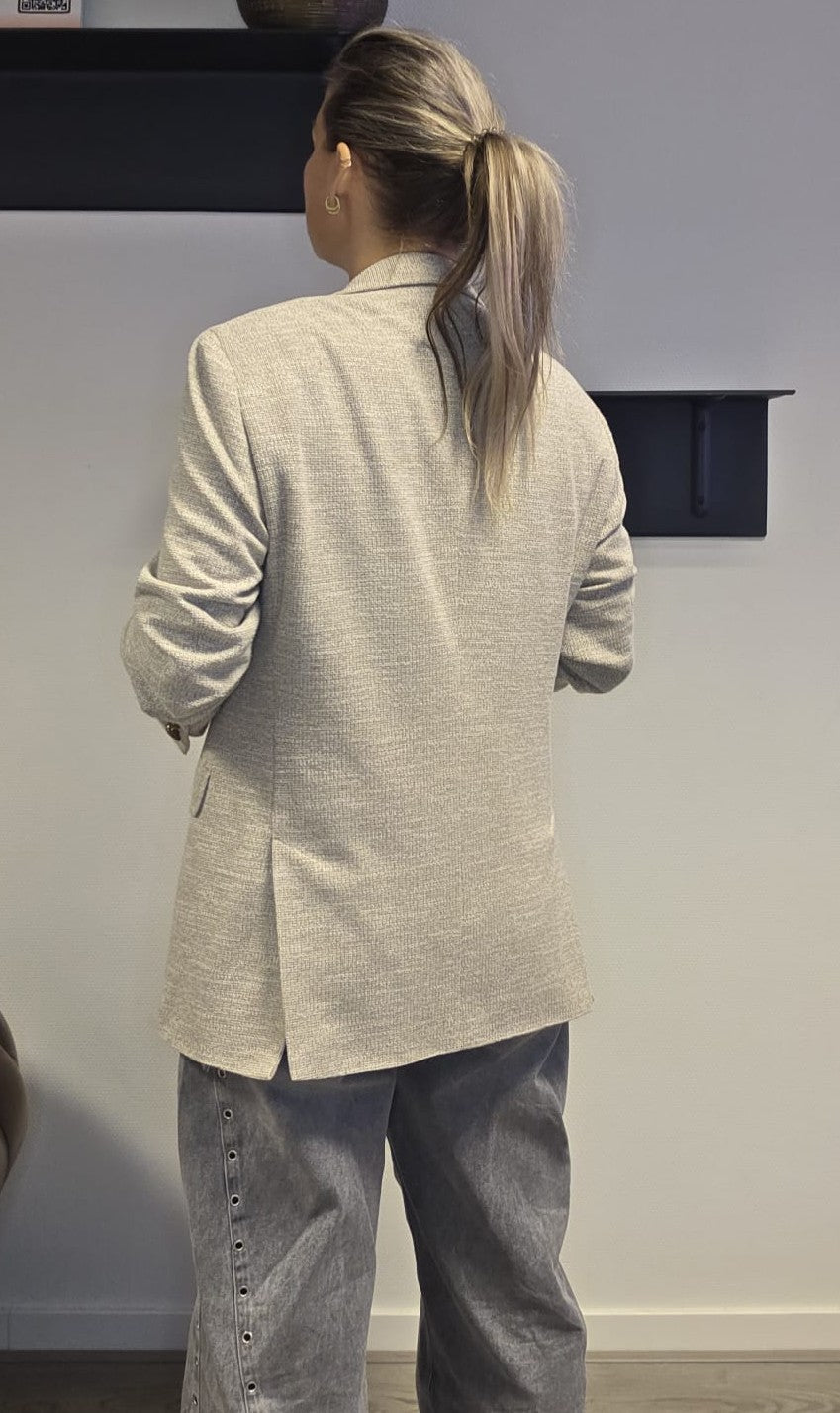 Blazer Wooly White